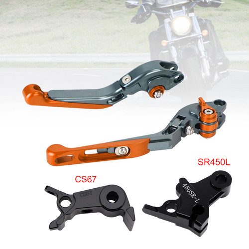 2024-2026 VOGE DS900X 900DSX Adjustable Folding Extendable Brake & Clutch Levers Orange Generic