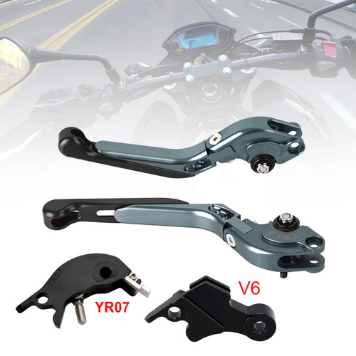 2024-2025 YAMAHA XSR900 XSR900GP Adjustable Folding Extendable Levers Black Generic