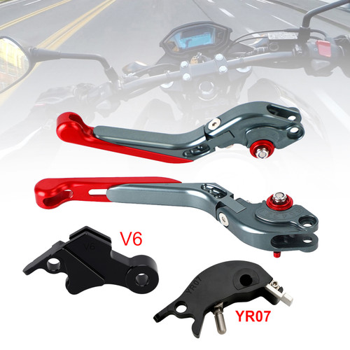 2024-2025 YAMAHA XSR900 XSR900GP Adjustable Folding Extendable Levers Red Generic