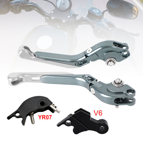 2024-2025 YAMAHA MT-09 MT-09SP Adjustable Folding Extendable Levers Silver Generic