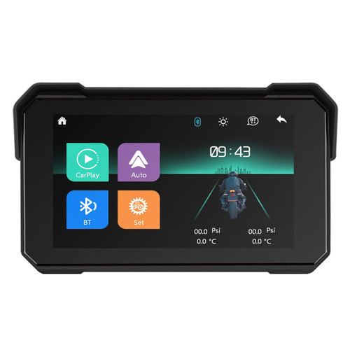 5-inch Wireless CarPlay Android Auto Navigation Waterproof for Motorcycles