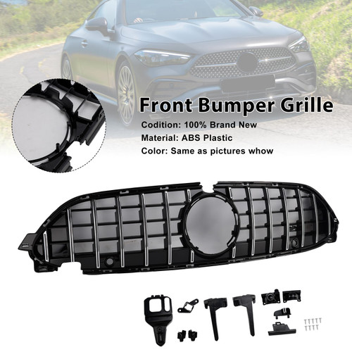 2024-2026 Mercedes-Benz CLE-Class W236 A236 C236 CLE300 CLE450 Front Bumper Grille with camera hole Generic