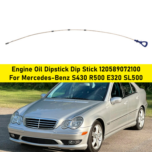 2003-2007 Mercedes-Benz E Class ML500 R500 Engine Oil Dipstick Dip Stick 120589072100 Generic