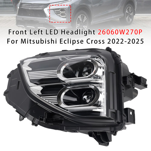 2022-2025 Mitsubishi Eclipse Cross Front Left LED Headlight 26060W270P Generic