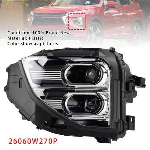 2022-2025 Mitsubishi Eclipse Cross Front Left LED Headlight 26060W270P Generic