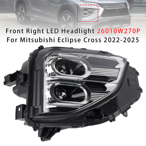 2022-2025 Mitsubishi Eclipse Cross Front Right LED Headlight 26010W270P Generic
