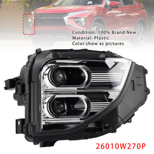 2022-2025 Mitsubishi Eclipse Cross Front Right LED Headlight 26010W270P Generic