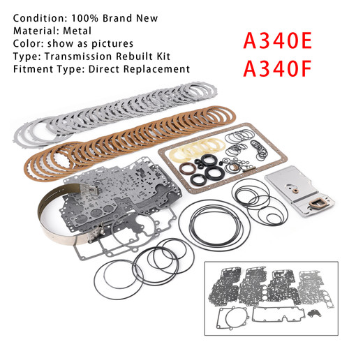 Toyota Transmission Rebuilt Kit With Overhault Kit Clutches A340E A340F Generic