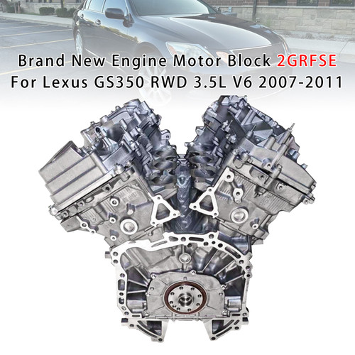 2007-2011 Lexus GS350 RWD 3.5L V6 Engine Motor Block 2GRFSE Generic