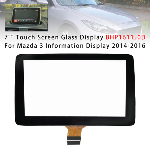 2014-2016 Mazda 3 7" Touch Screen Glass Display BHP1611J0D Generic