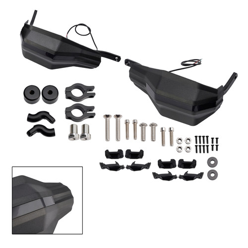 2019-2024 Yamaha Tenere 700 Motorcycle Protector Hand Guards Black Generic