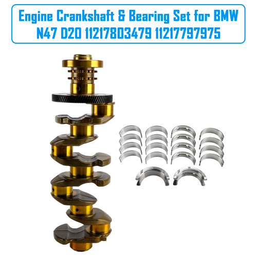 2014-2020 BMW 2 Cabrio Engine Crankshaft & Bearing Set 11217803479 11217797975 Generic