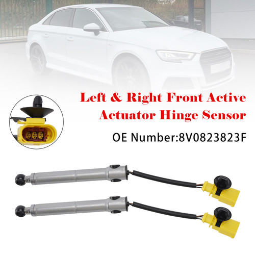 2013-2016 Audi A3 Left & Right Front Active Actuator Hinge Sensor 8V0823823F Generic