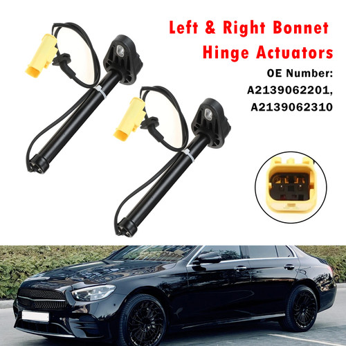 2016-2023 Mercedes-Benz E-Class W213 S213 C213 Left & Right Bonnet Hinge Actuators 2139062201 Generic