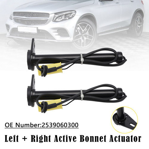 2016-2022 Mercedes-Benz GLC X253 W253 C253 2X Active Bonnet Actuator 2539060300 Generic