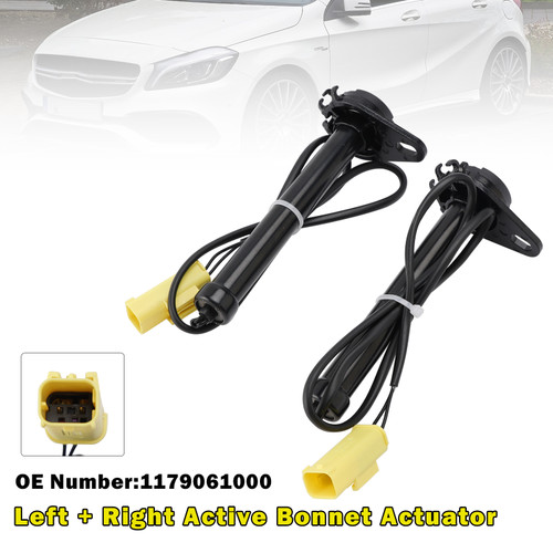 2013-2018 Mercedes A Class W176 Left+Right Side Active Bonnet Actuator 1179061000 Generic