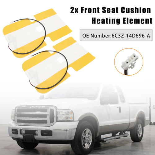 2005-2010 Ford F250 Super Duty Left & Right Front Seat Cushion Heating Element 6C3Z-14D696-A Generic