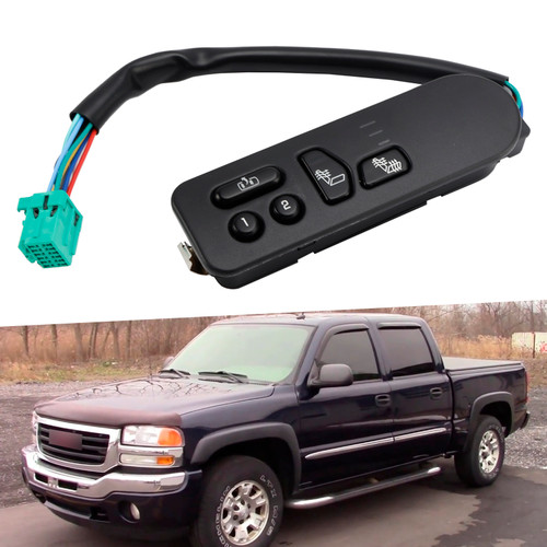 2003-2007 GMC Sierra 1500 2500 3500 Front Left Power Seat Switch 15116863 Generic