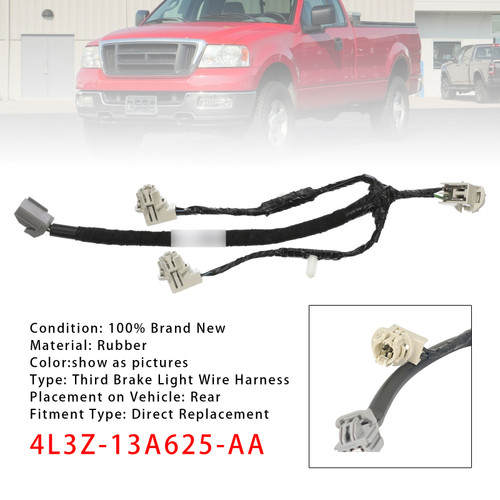 2004-2008 Ford F-150 2004-2008 3rd Third Brake Light Wire Harness 4L3Z-13A625-AA Generic