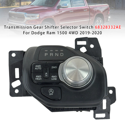 2019-2020 Dodge Ram 1500 4WD Transmission Gear Shifter Selector Switch 68328332AE Generic
