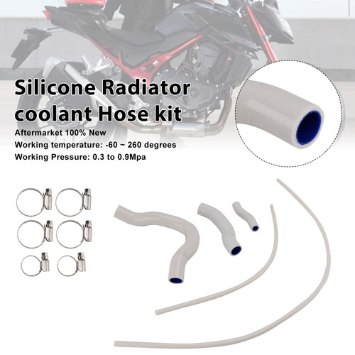 2023-2025 Honda CB750 Hornet Silicone Radiator coolant Hose kit White Generic