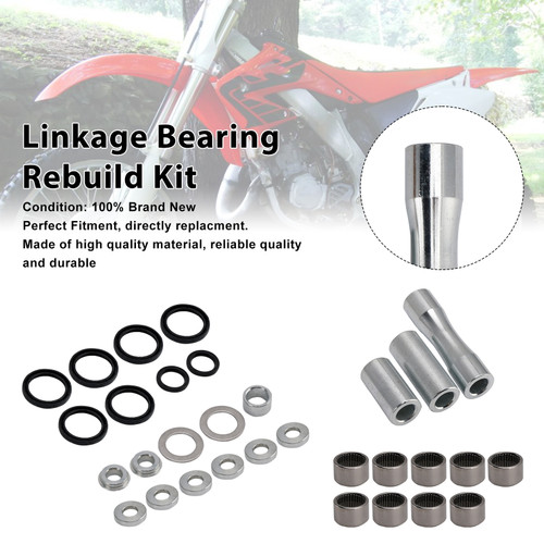2005-2017 Honda CR125R CR250R CRF250X CRF450R CRF450X Linkage Bearing Rebuild Kit LRK-H-169 Generic