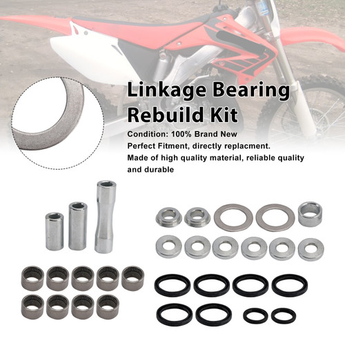 2005-2017 Honda CR125R CR250R CRF250X CRF450R CRF450X Linkage Bearing Rebuild Kit LRK-H-169 Generic