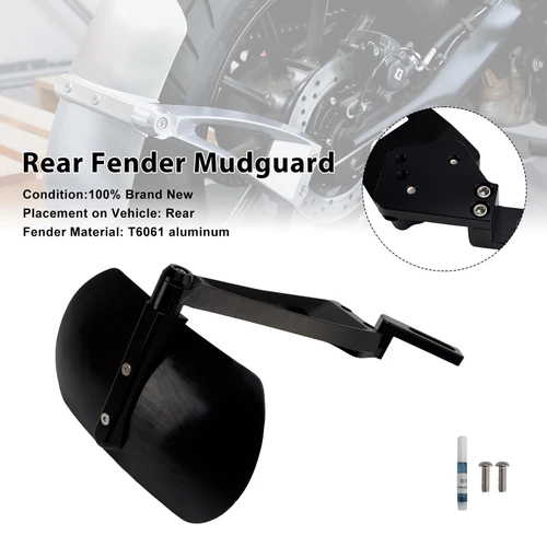 2017-2025 Triumph Bobber Rear Fender Mudguard Black Generic