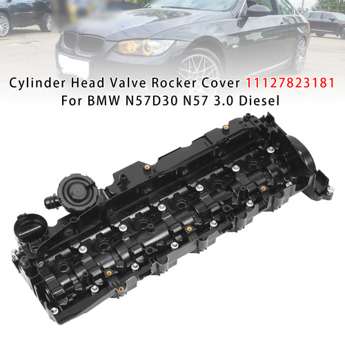 BMW N57D30 N57 3.0 Diesel Cylinder Head Valve Rocker Cover 11127823181 Generic