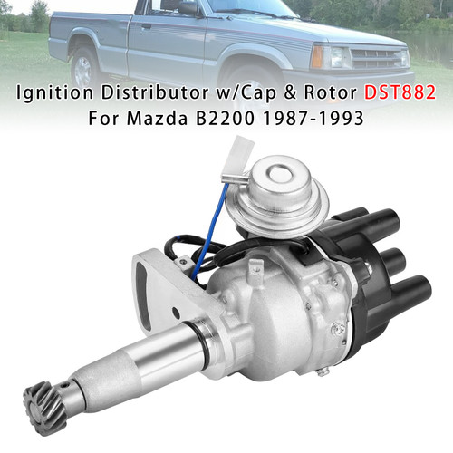 1987-1993 Mazda B2200 Ignition Distributor w/Cap & Rotor DST882 Generic