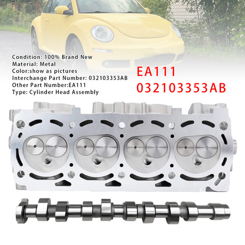 VW Passat Golf Beetle 1.6L EA111 Cylinder Head Assembly 032103353AB Generic