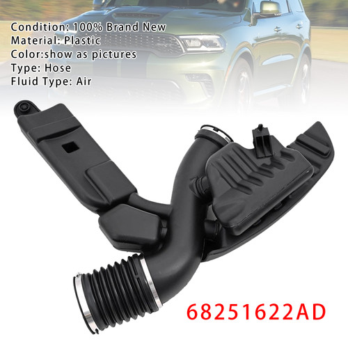 2016-2021 Jeep Grand Cherokee 3.6L Air Intake Hose Duct 68251622AD Generic