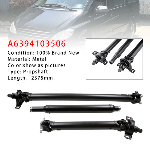 2003+ Mercedes-Benz Vito Viano W639 Propshaft Complete 2375mm A6394103506 Generic
