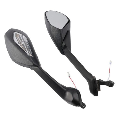 2017-2020 Ducati Supersport 939/ S Rear View Mirrors with Turn Signal Left and Right Black Generic