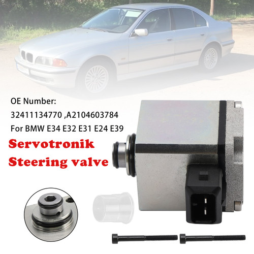 BMW E34 E32 E31 E24 E39 Servotronik Steering valve 32411134770 A2104603784 Generic