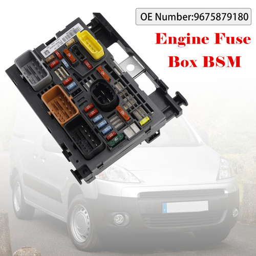 2008-2019 Peugeot Partner Engine Fuse Box BSM 9675879180 Generic