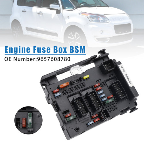 Peugeot 1007 207 Engine Control Unit Fuse Box 9657608780 Generic