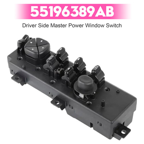 1999-2004 Jeep Grand Cherokee Driver Side Master Power Window Switch 55196389AB Generic