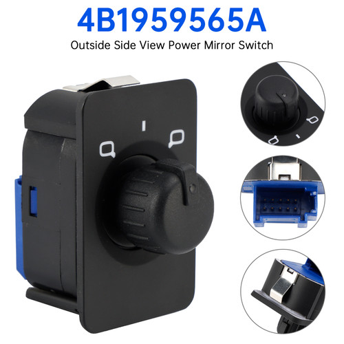 1998-2001 Audi A6 Outside Side View Power Mirror Switch 4B1959565A Generic