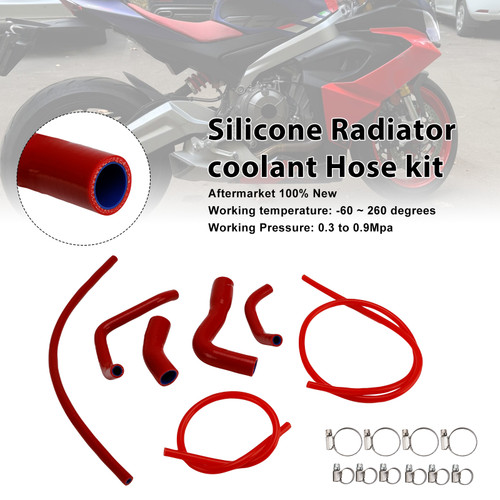 2021-2025 Aprilia RS 660 Silicone Radiator coolant Hose kit Red Generic