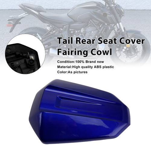 2025-2026 Yamaha MT-07 Tail Rear Seat Cover Fairing Cowl Blue Generic