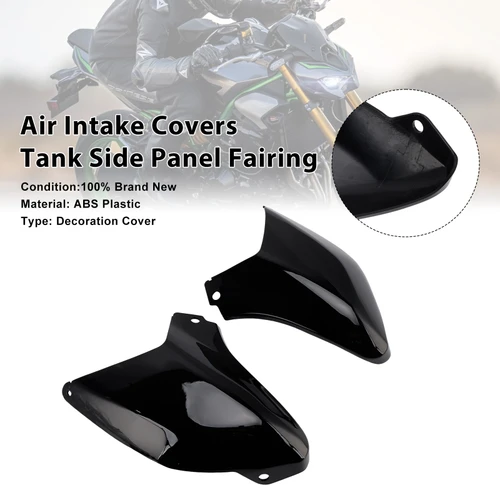2025-2026 Kawasaki Z900 Air Intake Covers Tank Side Panel Fairing Black Generic