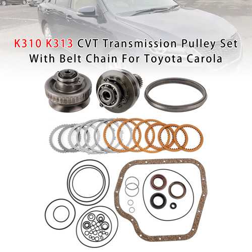 Toyota Auris Premio 1.2L CVT Transmission Pulley Set With Belt Chain K310 K313 Generic