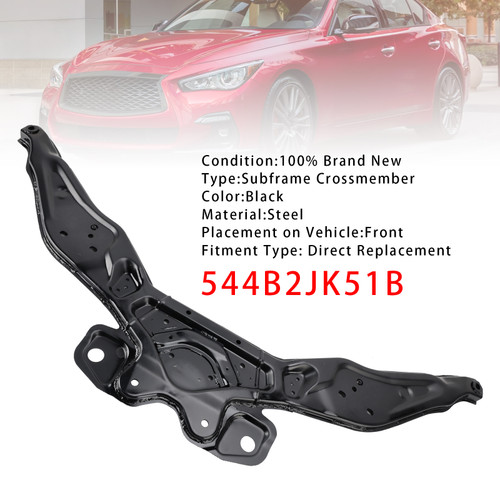 2012 Infiniti EX35 Front Crossmember Subframe Bracket 544B2JK51B Generic