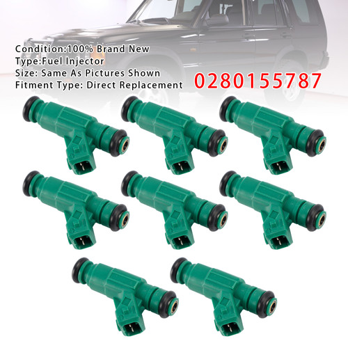 1999-2000 Land Rover Range Rover 4.0L V8 8Pcs Fuel Injector 0280155787 Generic
