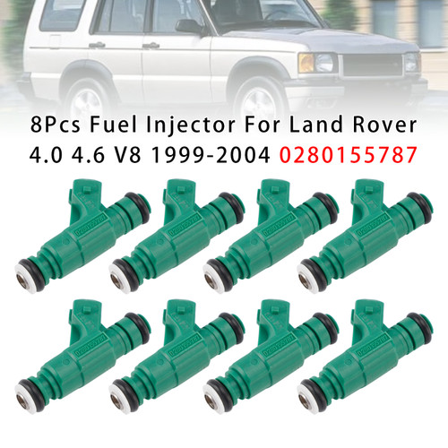 1999-2002 Land Rover Range Rover 4.6L V8 8Pcs Fuel Injector 0280155787 Generic