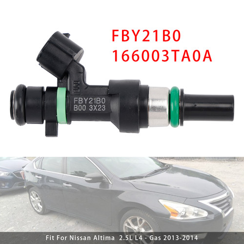 2013-2014 Nissan Altima  2.5L L4 Gas 1Pcs Fuel Injector FBY21B0 166003TA0A Generic
