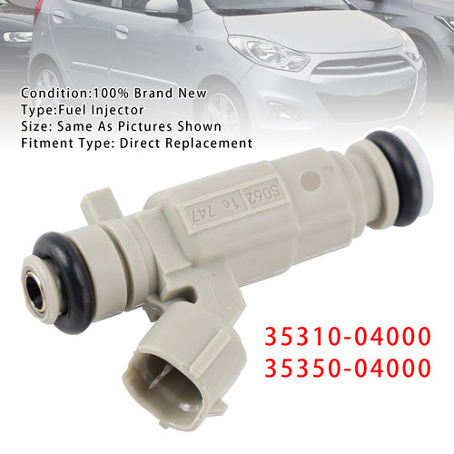 2011-2021 Hyundai i10 i20 II 1Pcs Fuel Injector 35350-04000 35310-04000 Generic