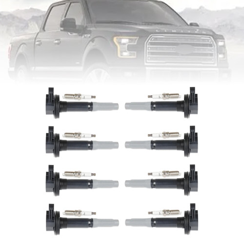 2016-2017 Ford F-150 V8 5.0L 8xIgnition Coil + 8xIridium Spark Plug UF824 Generic