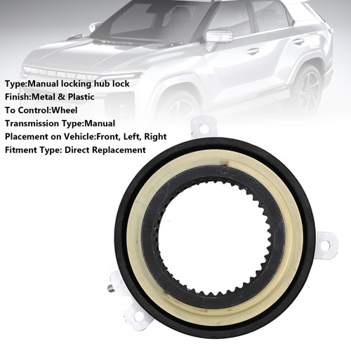 2004-2025 Ssangyong Rexton Front Manual Wheel Locking Hub 4151009000 Generic
